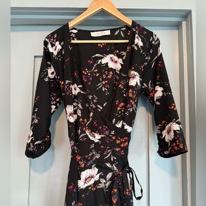 Liquorish Floral Wrap Dress - ASOS